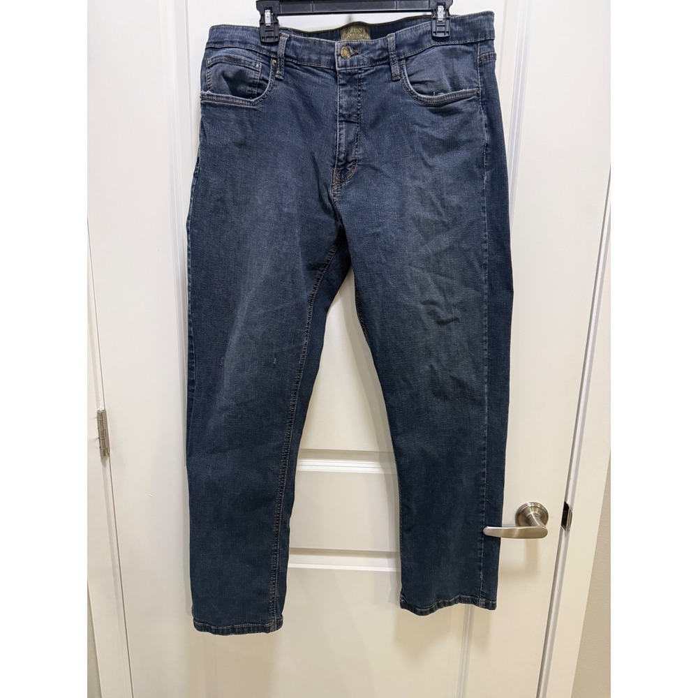 Urban Star Mens Relaxed Straight Leg Dark Wash Stretch Jeans 36x32 02513692CO